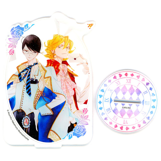 Rihito Sajo & Hikaru Kusakabe Die-cut B-5 Prize Acrylic Stand Kuji Mate Doukyusei Series [USED]