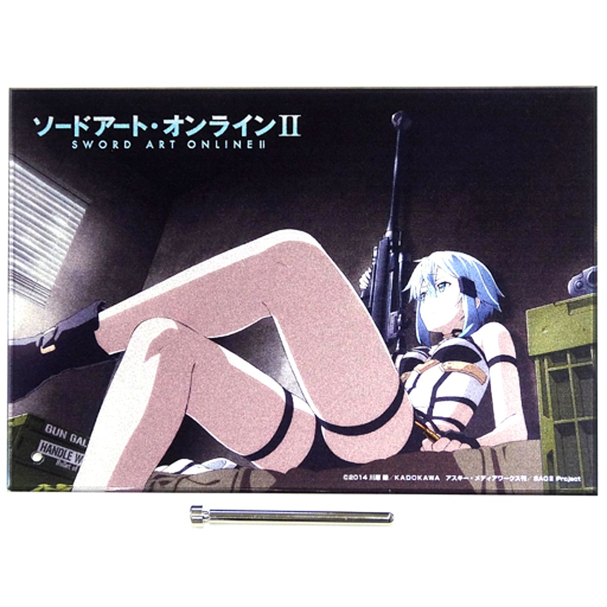 Shino Asada Acrylic Plate Sword Art Online 2 Cross Crowdfunding Reward Item [USED]