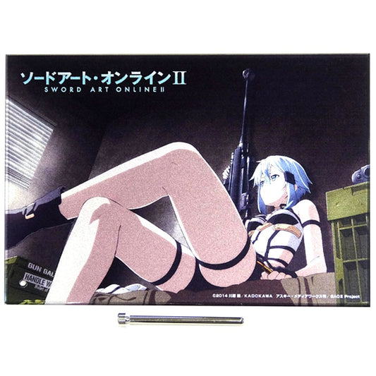 Shino Asada Acrylic Plate Sword Art Online 2 Cross Crowdfunding Reward Item [USED]