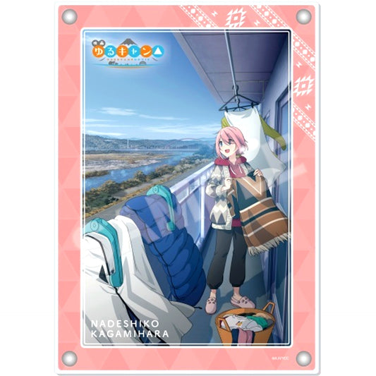 Nadeshiko Kagamihara 01. Laid-Back Camp The Movie Acrylic Board [USED]