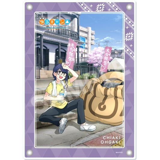 Chiaki Oogaki 03. Laid-Back Camp The Movie Acrylic Board [USED]