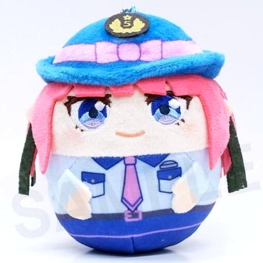 The Quintessential Quintuplets Movie Nino Nakano Puchimochi Mascot Police Style Keychains [USED]