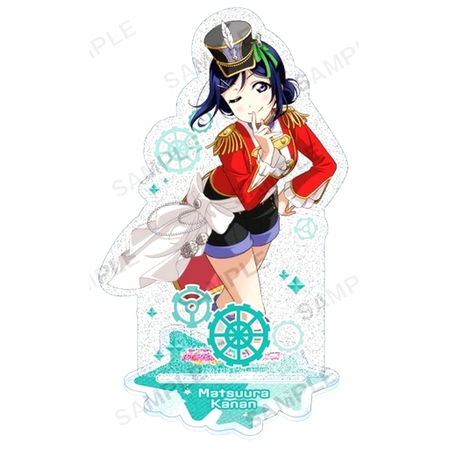 Kanan Matsuura Toy World Ver. Aqours Love Live! School Idol Festival Kirarin Acrylic Stand [USED]