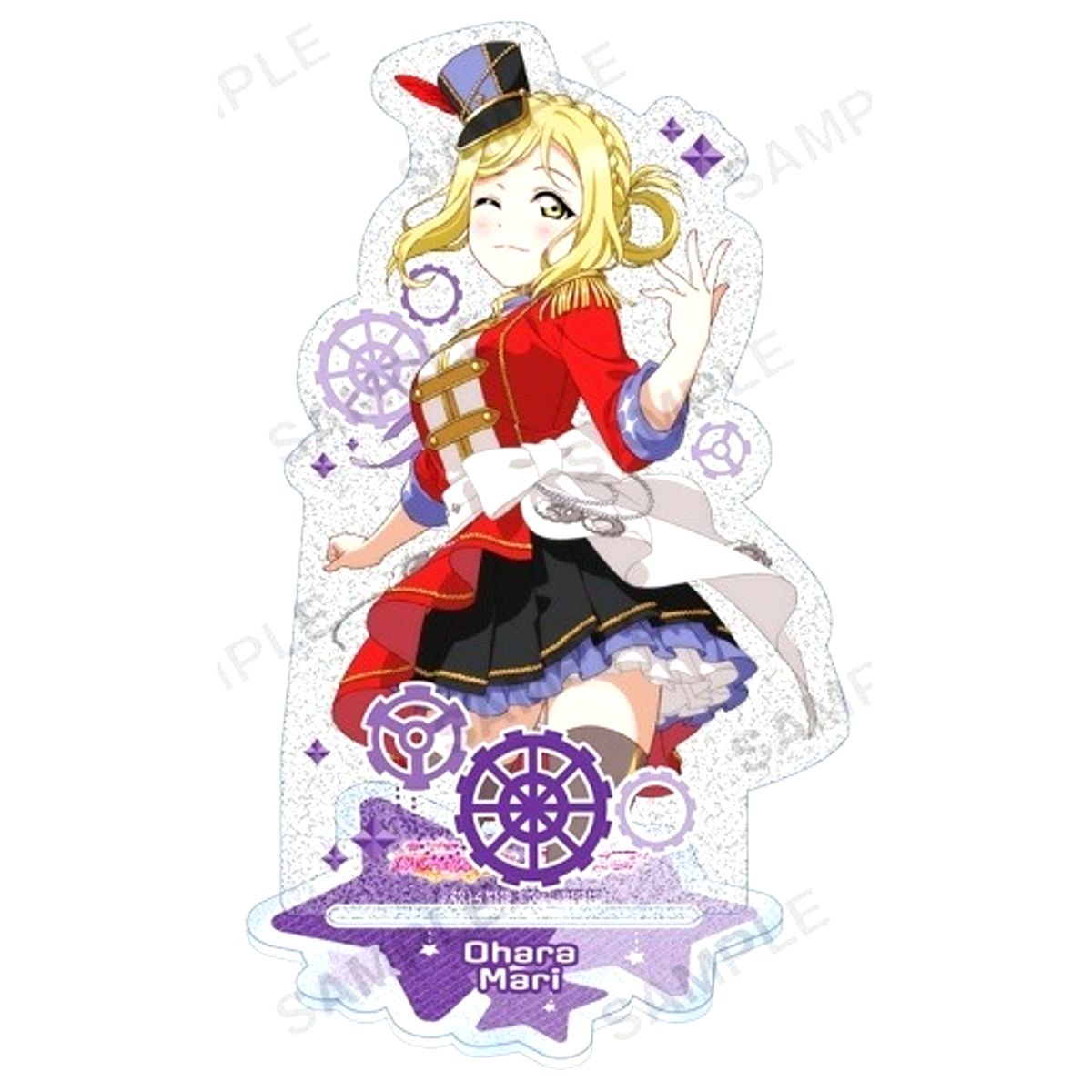 Mari Ohara, Aqours Love Live! School Idol Festival Kirarin Acrylic Stand Toy World ver [USED]