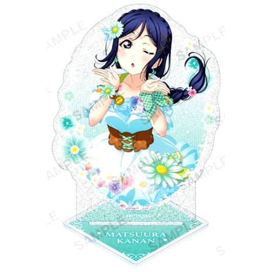 Kanan Matsuura Aqours Flower Circle Ver. Kirarin Acrylic Stand Love Live! School Idol Festival [USED]
