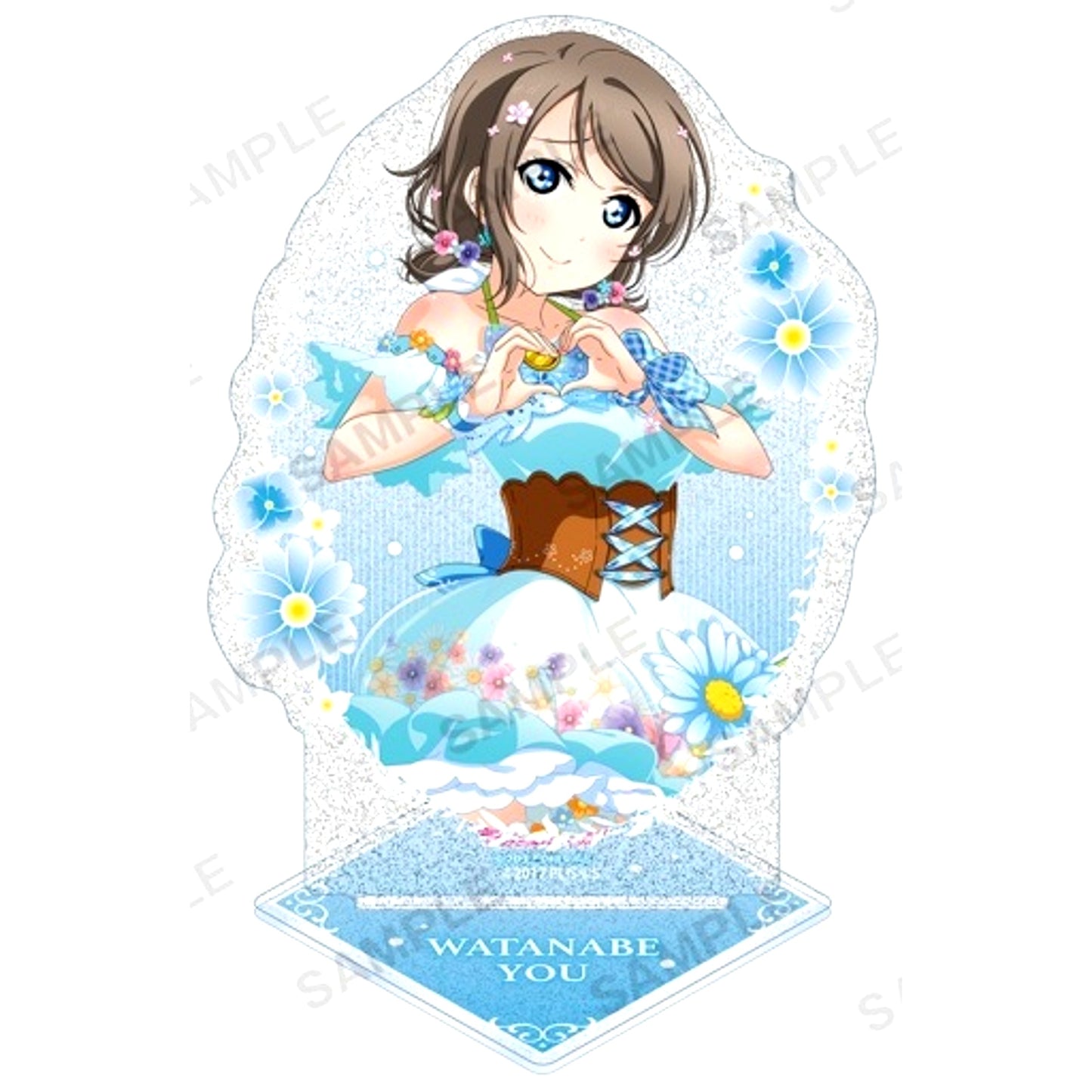 You Watanabe Kirarin Acrylic Stand Aqours Flower Circle Ver Love Live! School Idol Festival [USED]