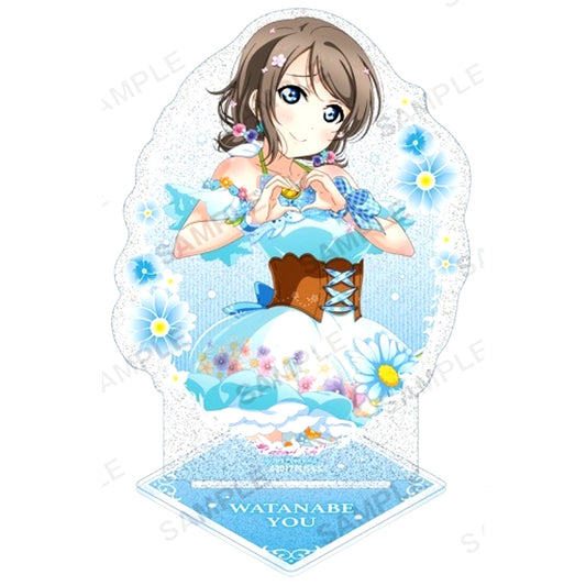 You Watanabe Kirarin Acrylic Stand Aqours Flower Circle Ver Love Live! School Idol Festival [USED]