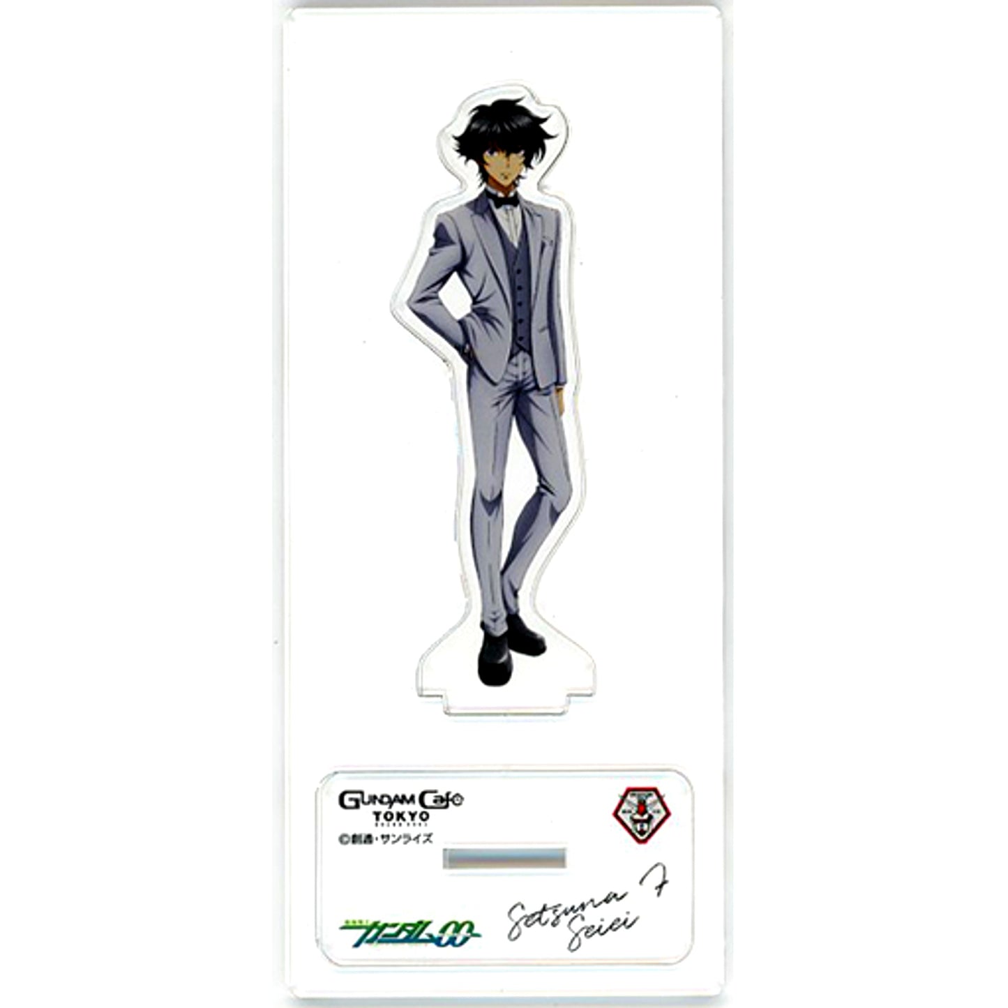 Setsuna F. Seiei Mobile Suit Gundam 00 MODEL SHEET AS Acrylic Stand 202007 Gundam Cafe Ltd [USED]