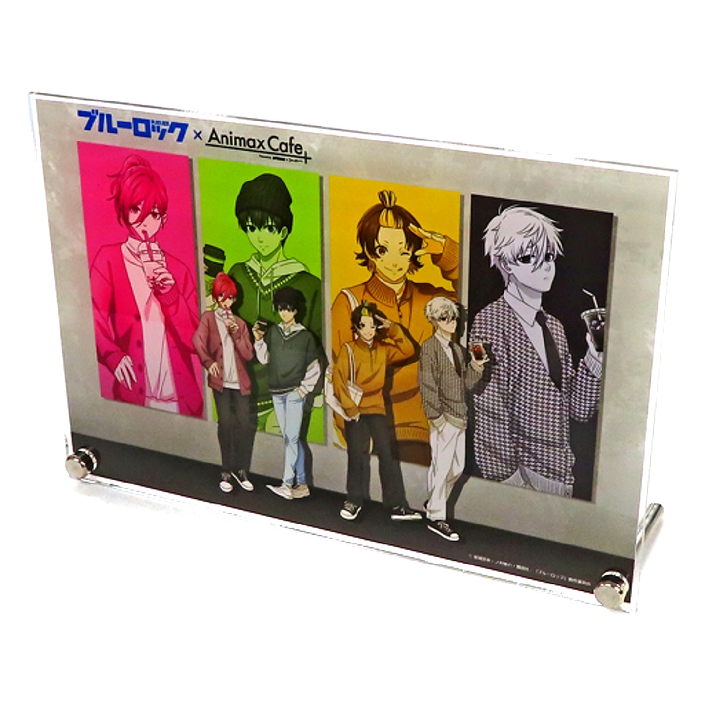 Group Acrylic Panel Blue Lock x Animax Cafe+ [USED]