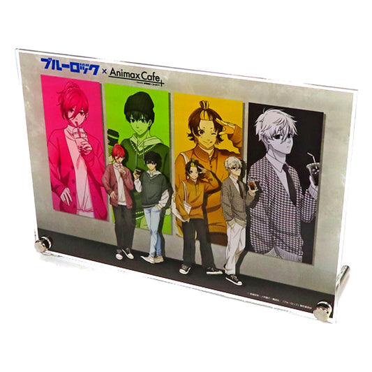 Group Acrylic Panel Blue Lock x Animax Cafe+ [USED]
