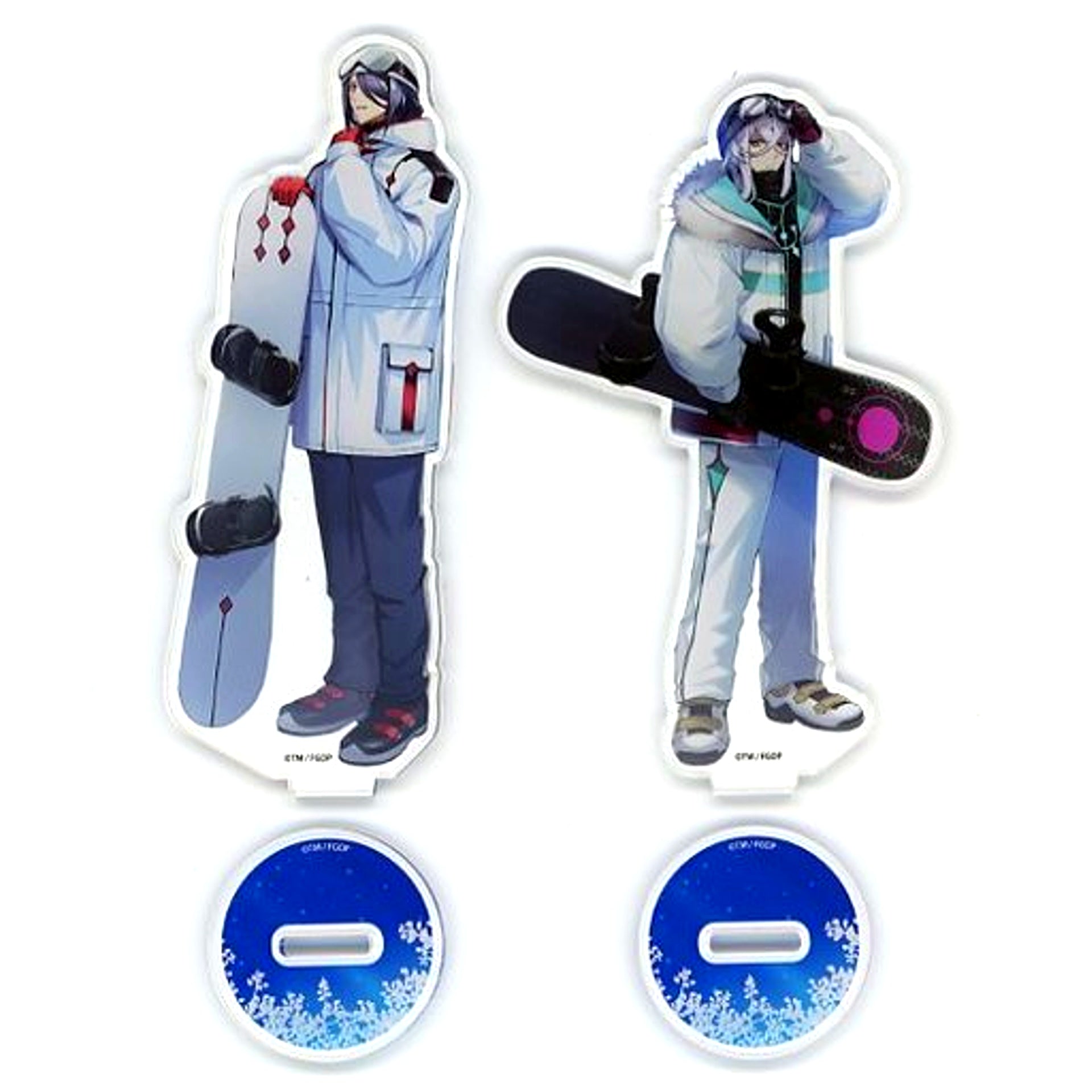 Caster Asclepius & Caster Paracelsus Single Item Fate/Grand Order Acrylic Stand Chaldea Winter Vacation Set Nitaka C101 [USED]
