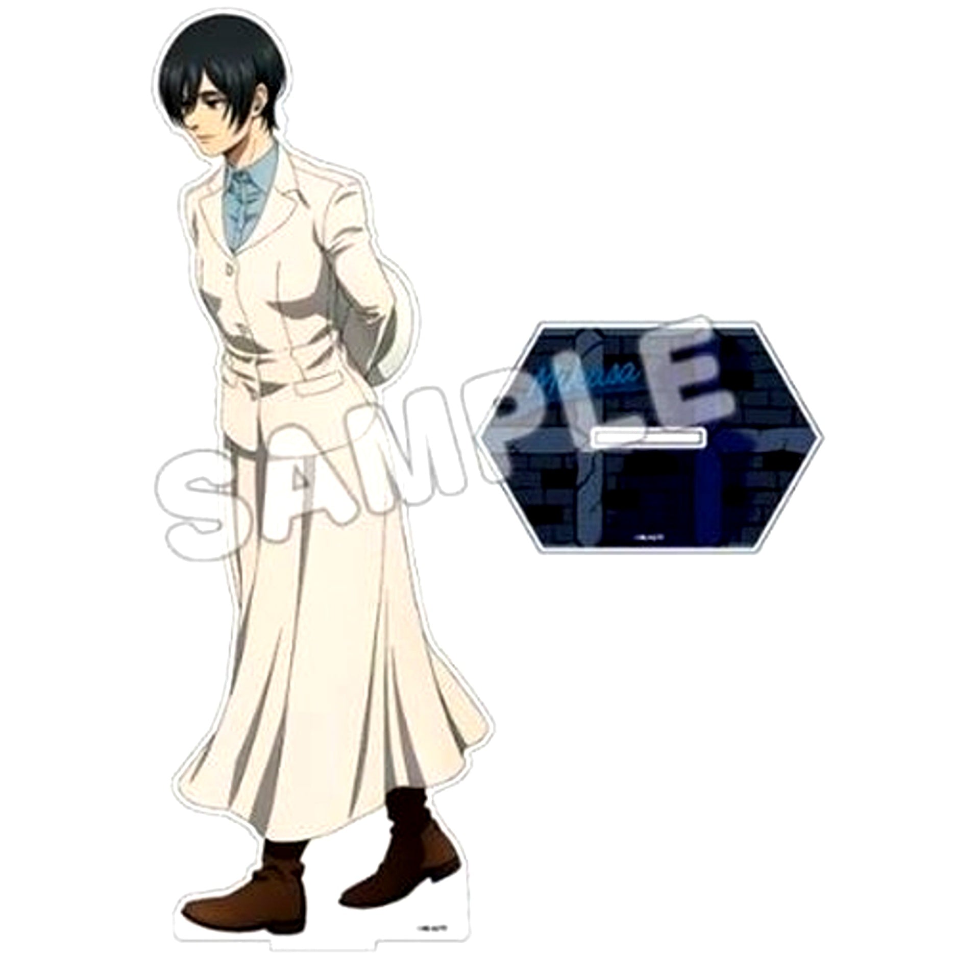Mikasa Ackerman Attack on Titan Drawn Acrylic Figure M [USED]