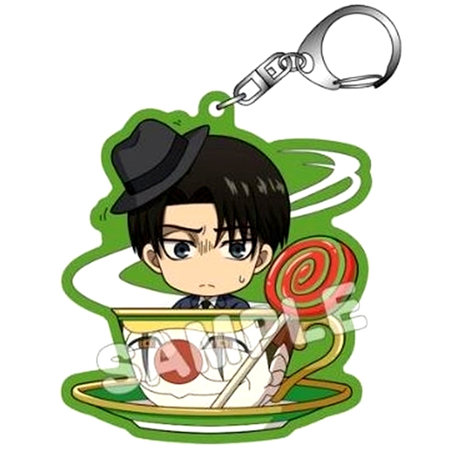 Levi Attack on Titan Acrylic Keychain Cup In Series 3.5 [USED]