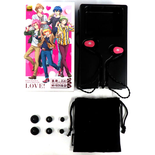 Boueibu LOVE Model High-Res Earphones Cute High Earth Defense Club Series x Pioneer [USED]