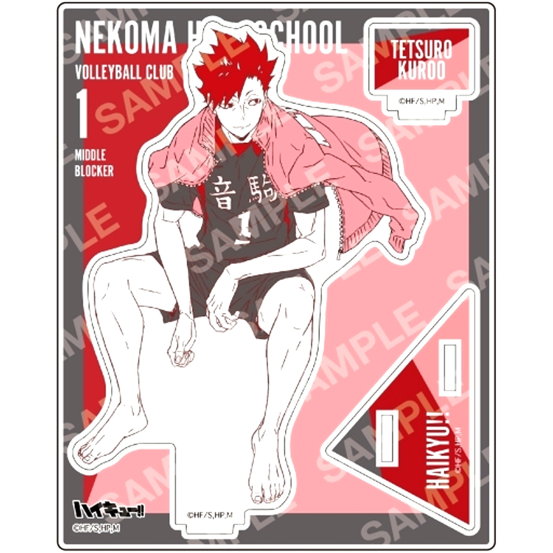 D. Tetsuro Kuroo Acrylic Stand Haikyu!! [USED]