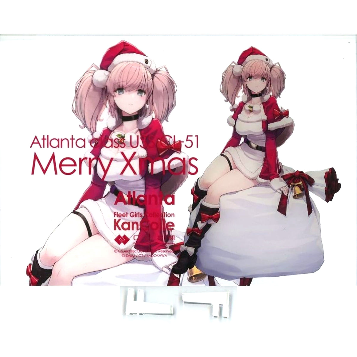 USS CL-51 Atlanta Xmas mode Xmas Limited Kanmusu Official Acrylic Board Kantai Collection KanColle C2 Kikan 1MYB Xmas Live 2022 [USED]