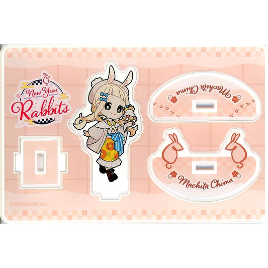 Machita Chima Virtual YouTuber Nijisanji Yurayura Acrylic Stand New Year Rabbits [USED]
