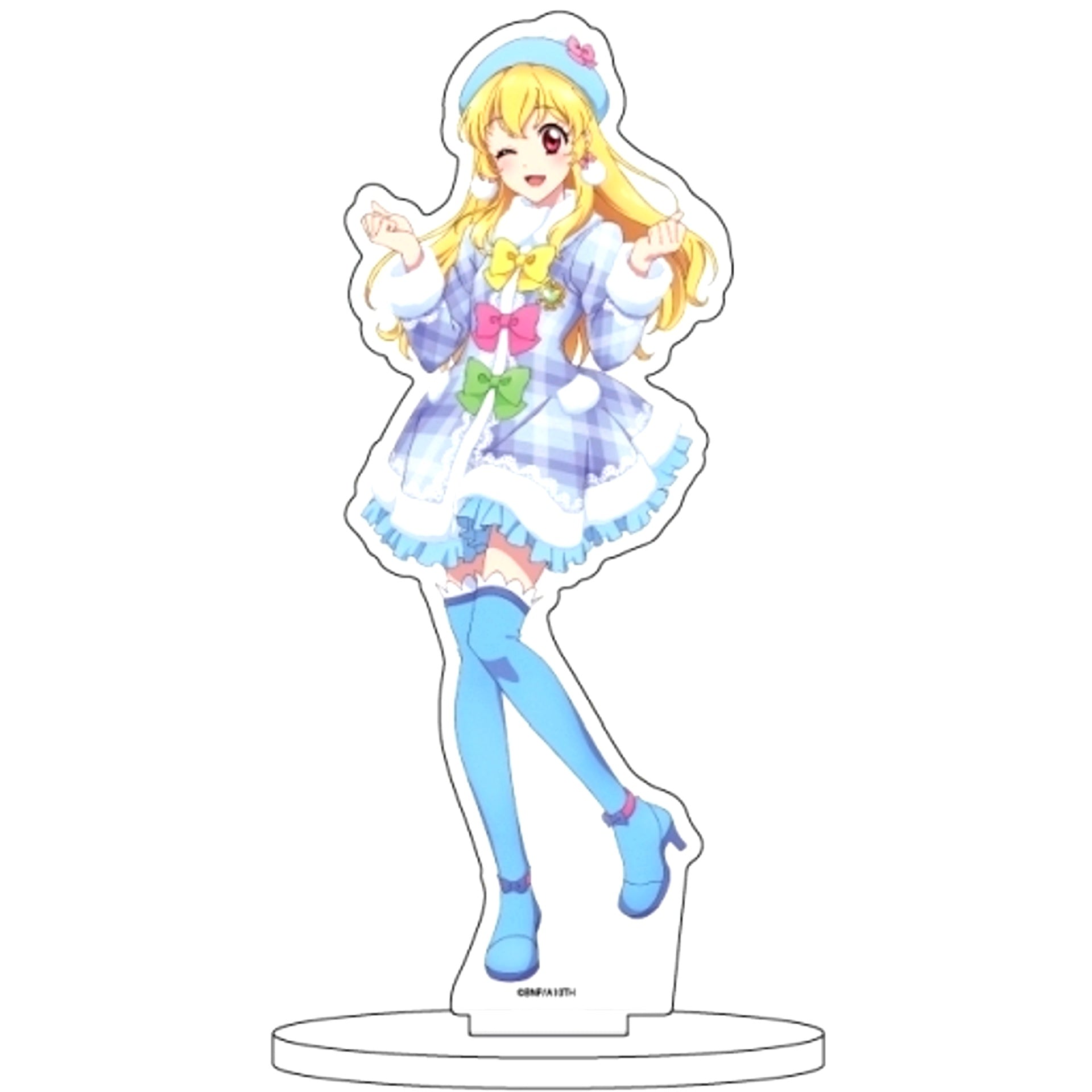 Ichigo Hoshimiya 01. Illustration Character Acrylic Figure Aikatsu! [USED]