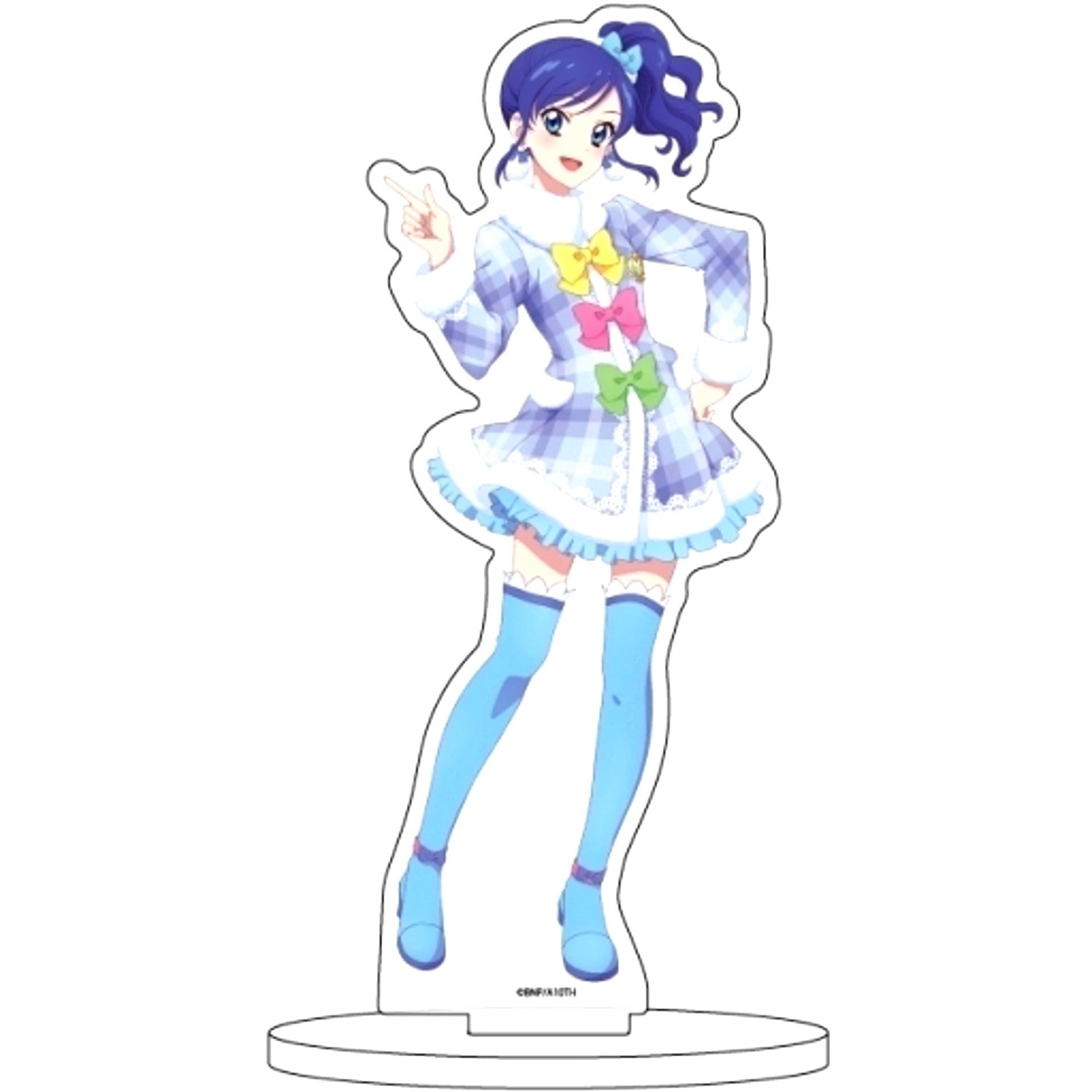Aoi Kiriya 02. Illustration Character Acrylic Figure Aikatsu! [USED]
