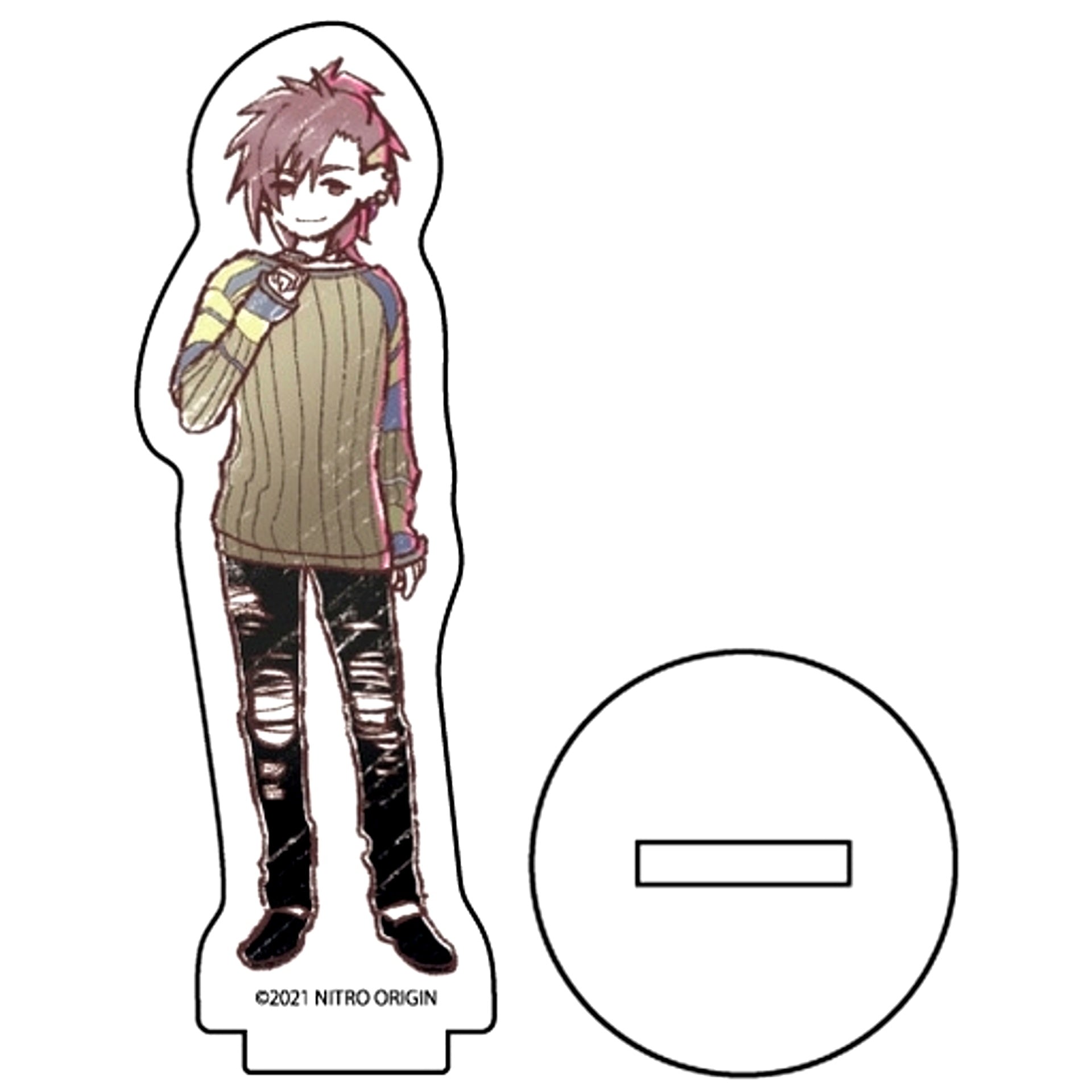 Rei 01. GraffArt Illustration Slow Damage Acrylic Puchi Stand [USED]