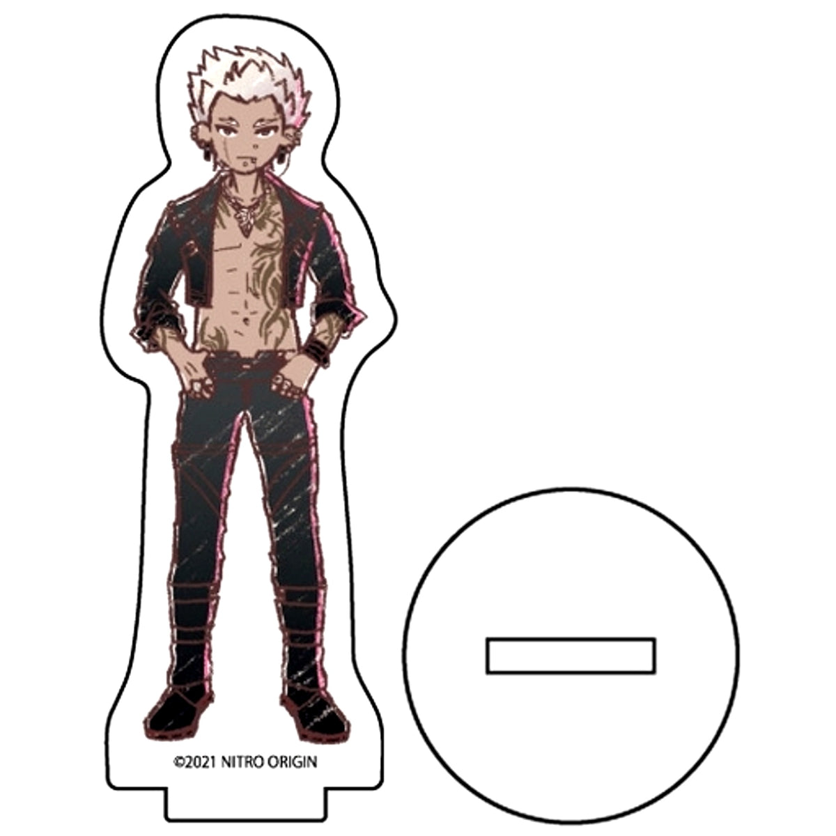 Sakaki Slow Damage Acrylic Petit Stand Graph Art Illustration [USED]