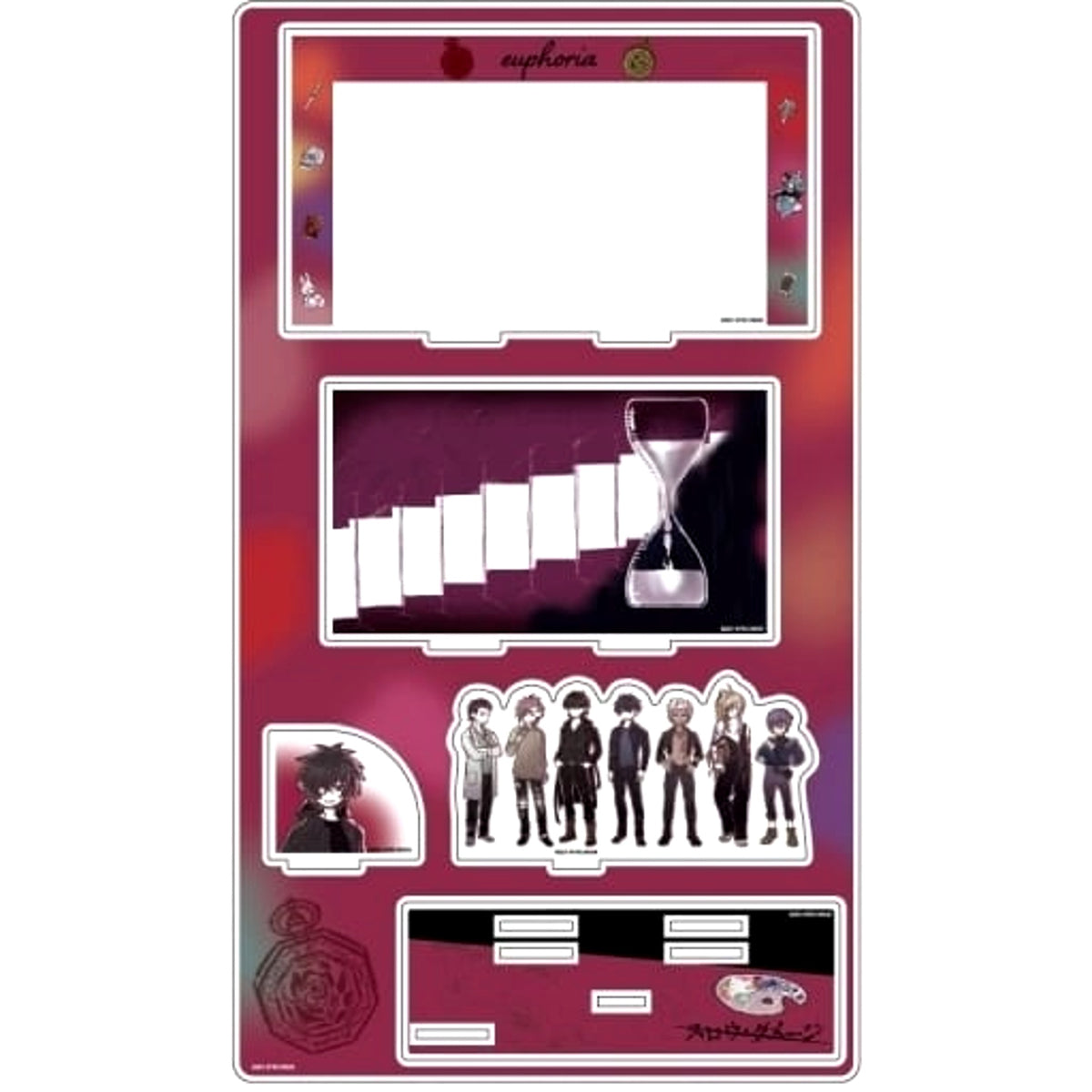 Slow Damage Graph Art Illustration Group Design Premium Acrylic Diorama Plate 01 Acrylic Item [USED]
