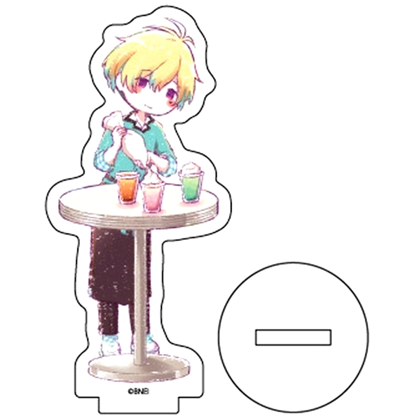 Momoto Hanazono 12. Burger Shop Ver. GraffArt Illustration The Idolmaster SideM Trading Acrylic Petit Stand [USED]