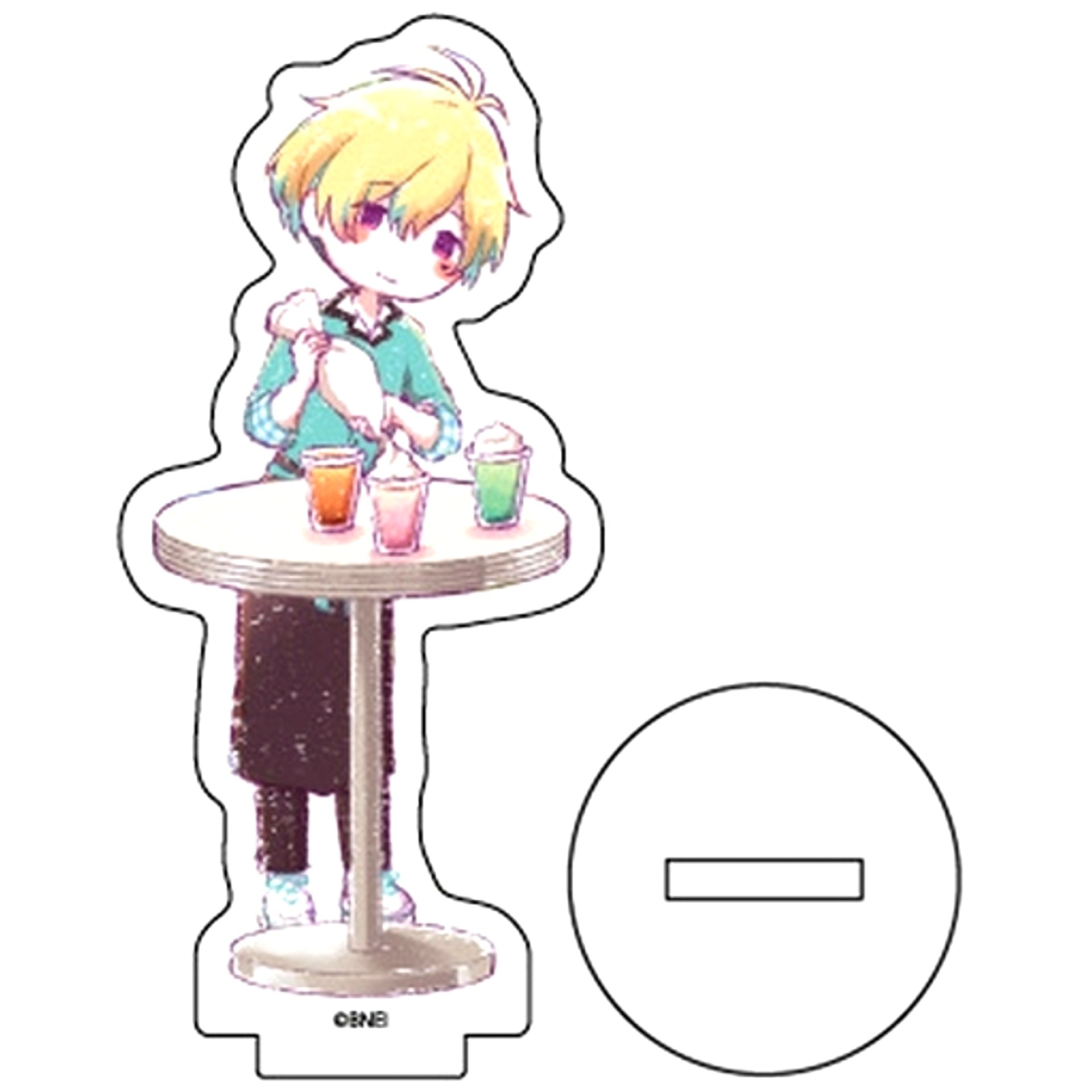 Momoto Hanazono 12. Burger Shop Ver. GraffArt Illustration The Idolmaster SideM Trading Acrylic Petit Stand [USED]