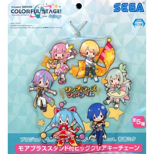 Hatsune Miku: Colorful Stage! Wonderlands X Showtime More Plus Big Clear Keychain with Stand Keychains [USED]