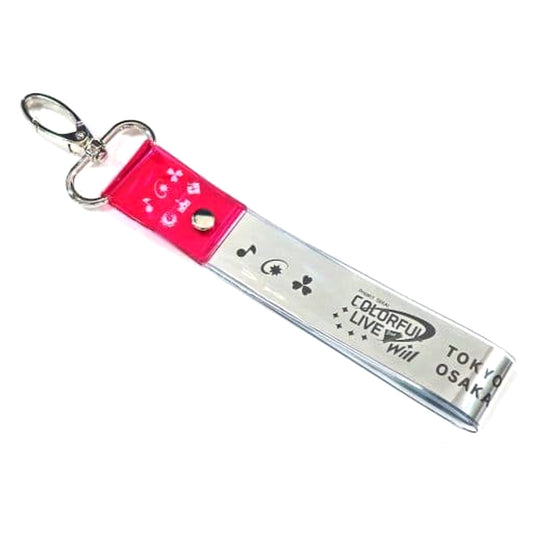 Hatsune Miku: Colorful Stage! Event Logo Silver Tape Holder Colorful Live 2nd: Will Limited Keychains [USED]