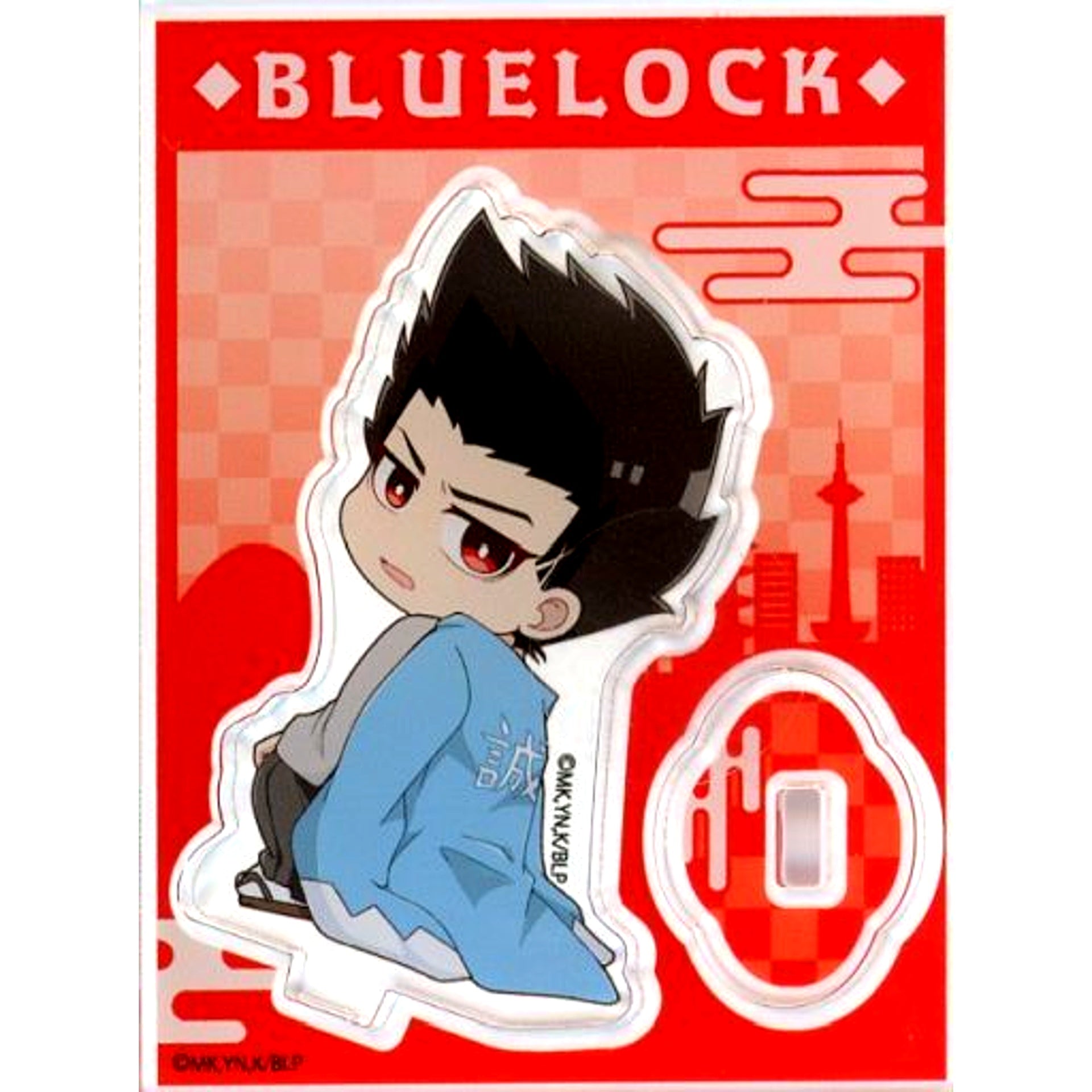 Shoei Baro Japanese Clothes Mini Character Ver. Trading Acrylic Stand Blue Lock x Toei Kyoto Studio Park OFF THE BALL in KYOTO [USED]