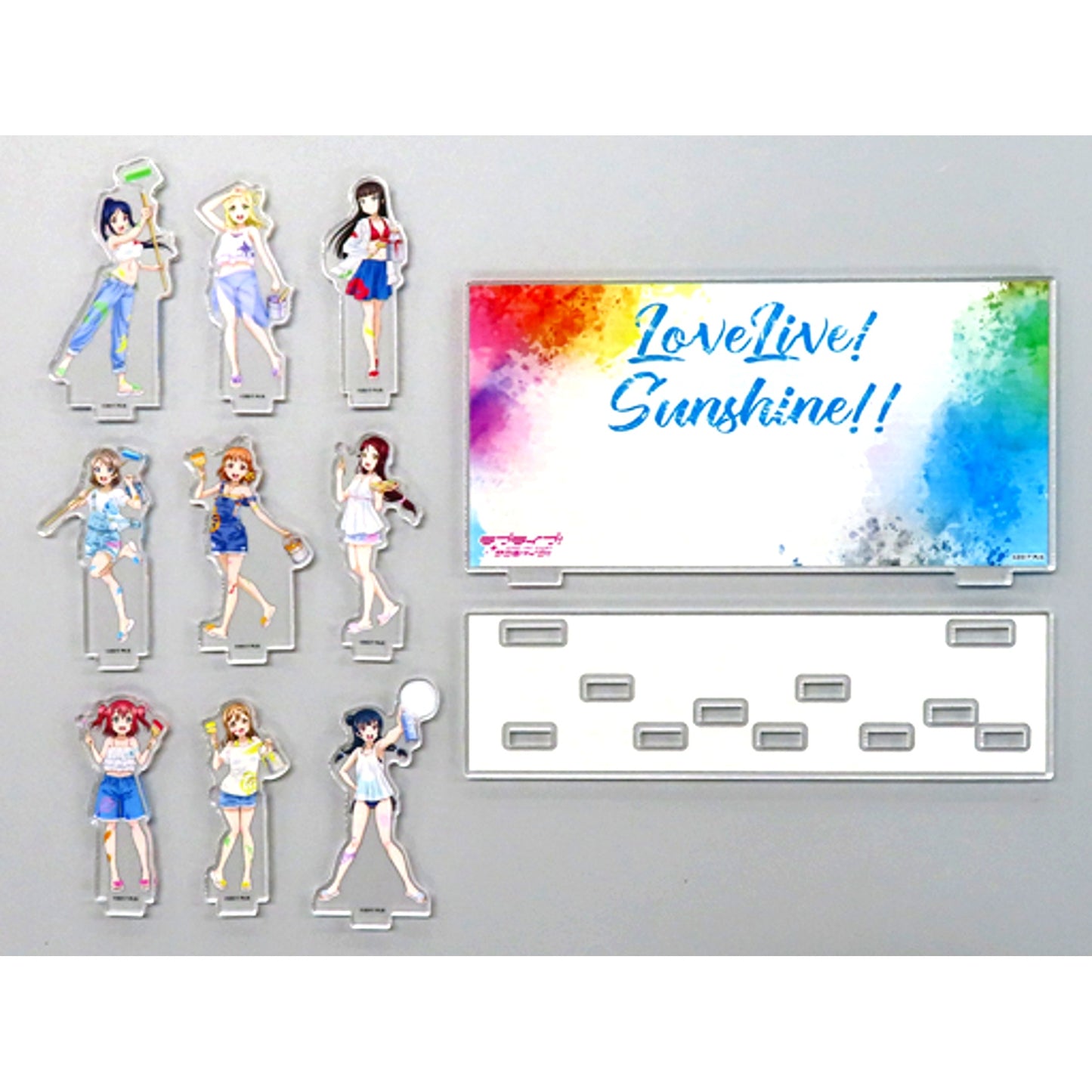 Aqours Painter Style Acrylic Diorama Love Live! Sunshine!! Chara Pop Fes [USED]