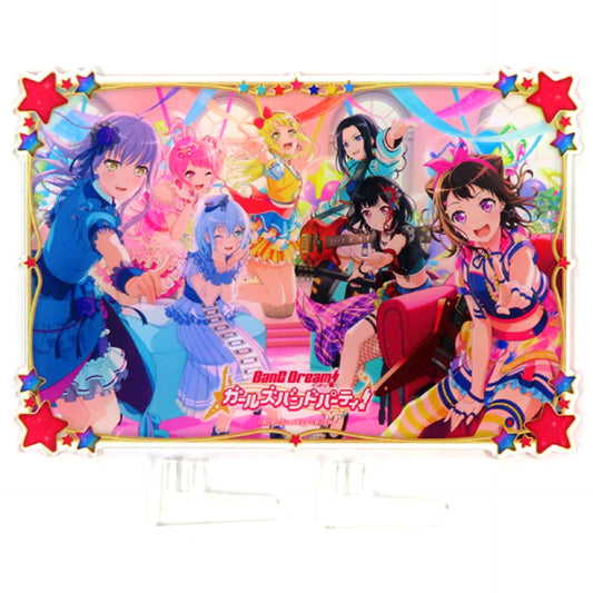 Group Plate Acrylic Stand 5th Anniversary Key Visual ver. Bang Dream! Girls Band Party! [USED]