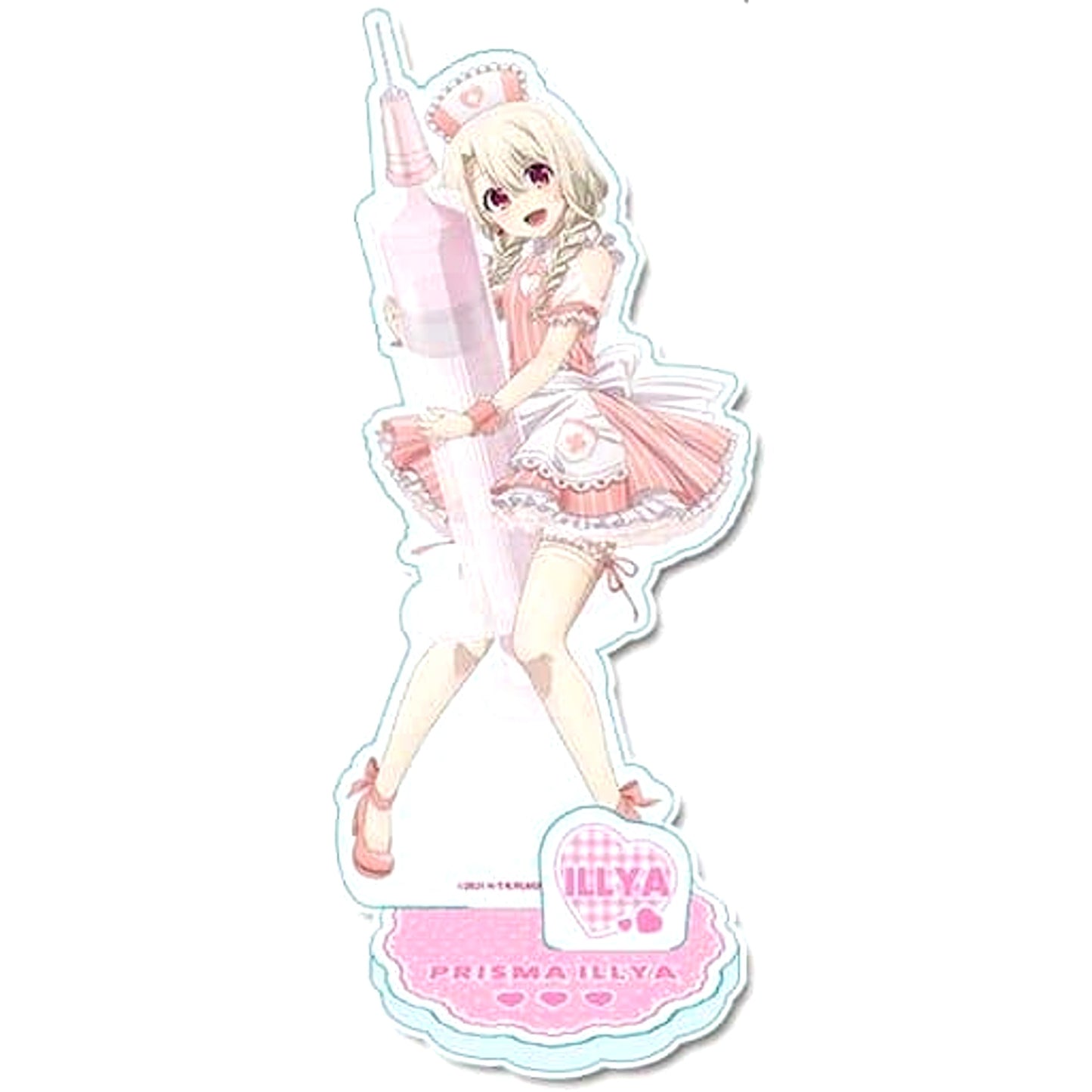 Illyasviel von Einzbern Fate/kaleid liner Prisma Illya: Licht The Nameless Girl Nurse Ver. Big Acrylic Stand [USED]