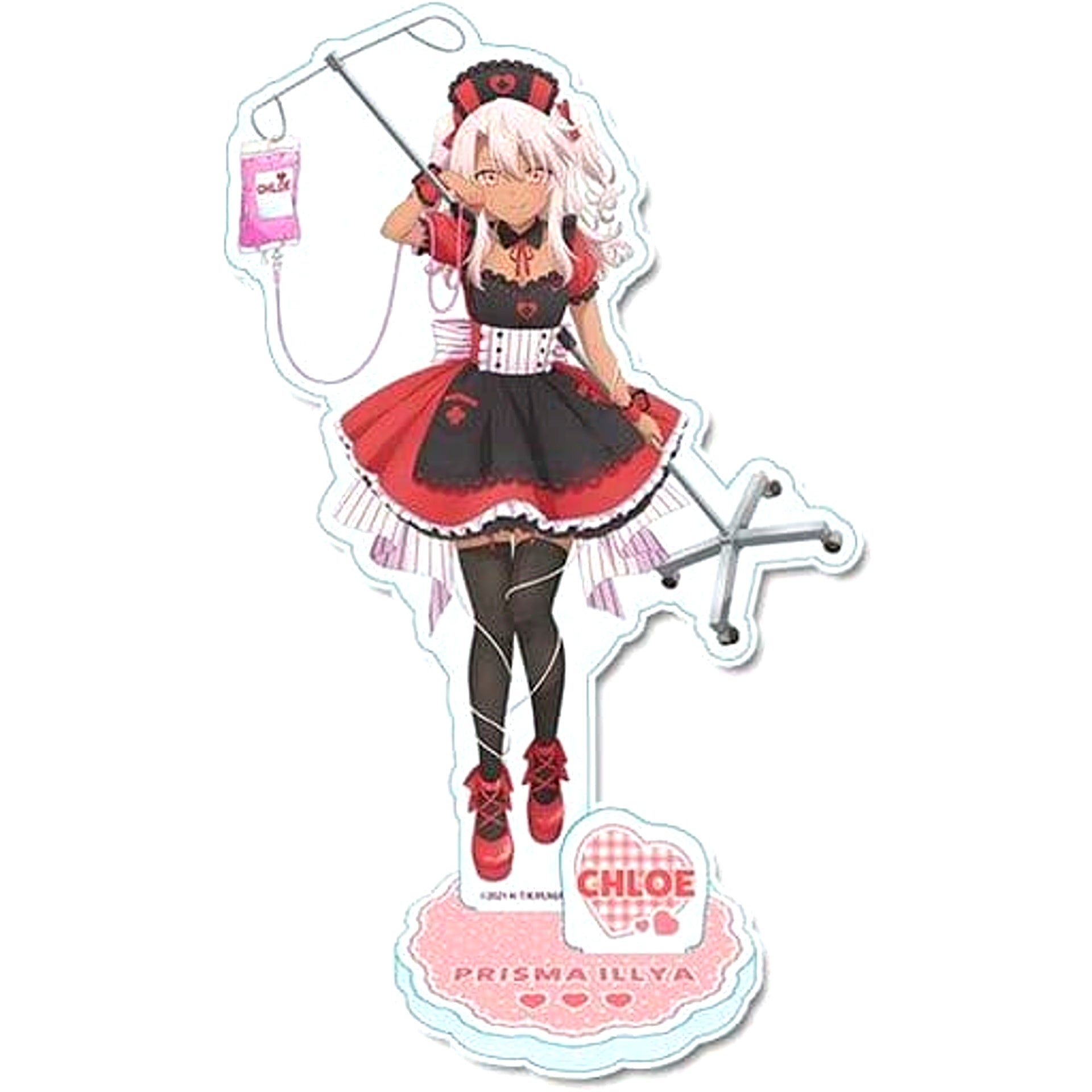 Chloe von Einzbern Fate/kaleid liner Prisma Illya: Licht The Nameless Girl Nurse Ver. Big Acrylic Stand [USED]