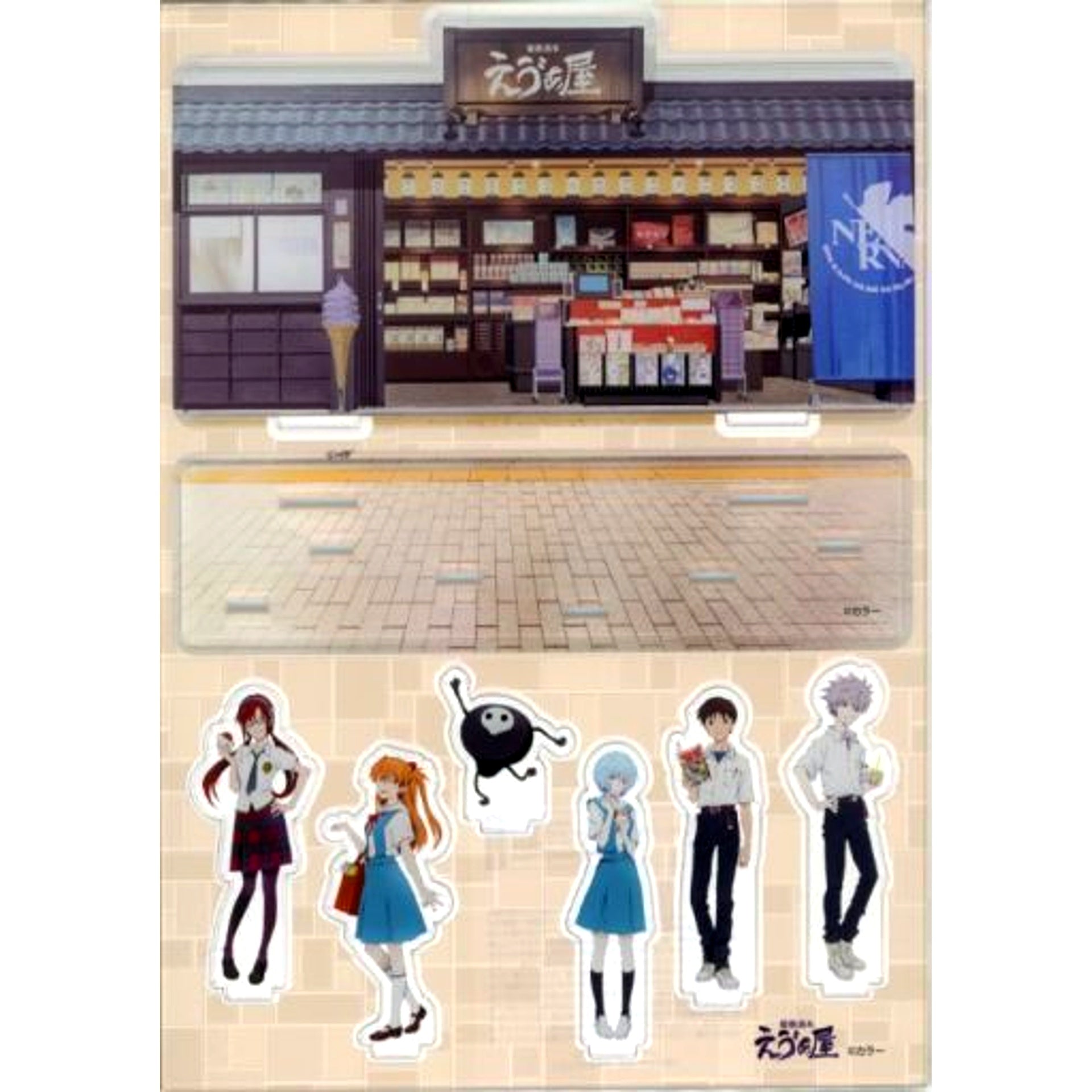 Group Hakone Yumoto Eva-ya 10th Anniversary Acrylic Stand Evangelion [USED]