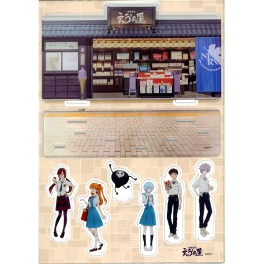 Group Hakone Yumoto Eva-ya 10th Anniversary Acrylic Stand Evangelion [USED]