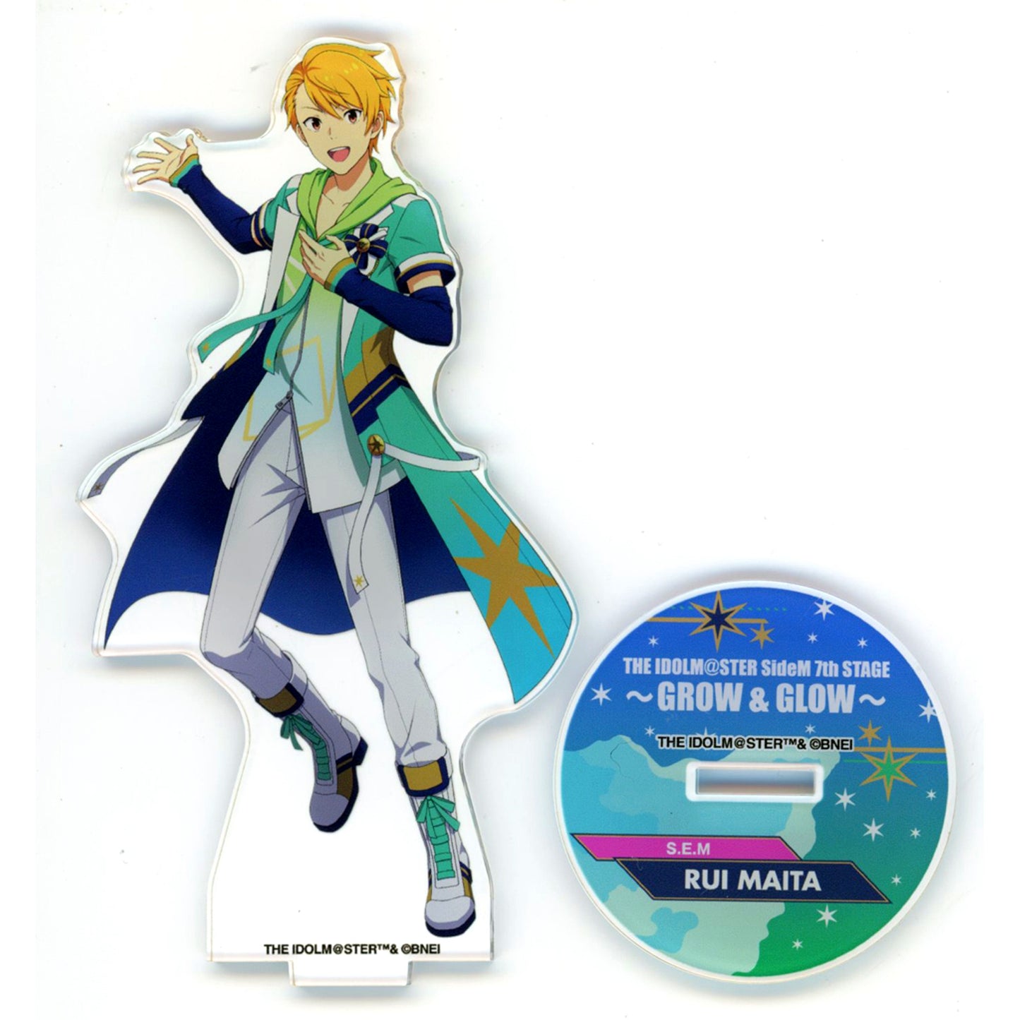 Rui Maita The Idolmaster SideM 7th Stage Grow & Glow Commemorative Official Acrylic Stand [USED]