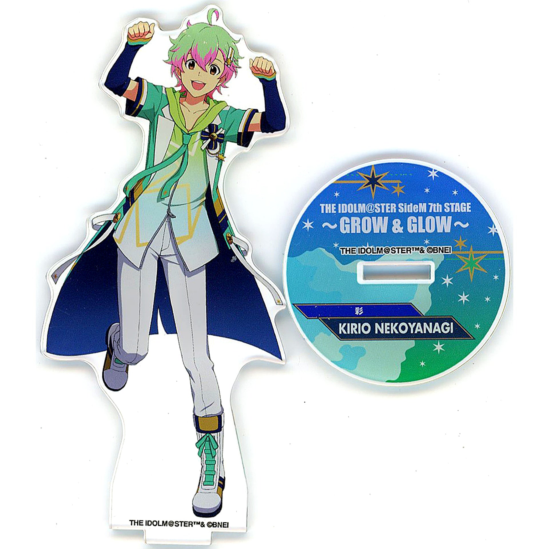 Kirio Nekoyanagi THE IDOLM@STER SideM Commemorative Official Acrylic Stand 7th STAGE GROW & GLOW [USED]