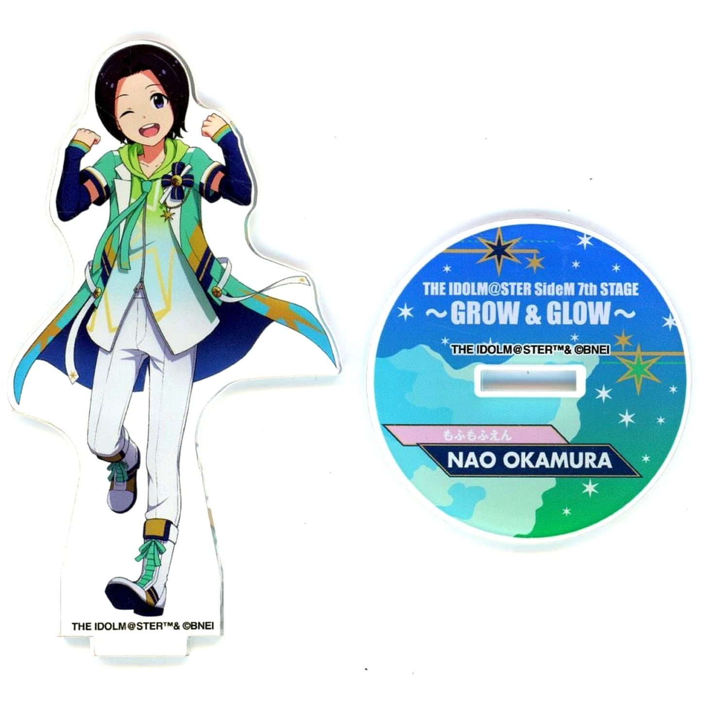Nao Okamura THE IDOLM@STER SideM Commemorative Official Acrylic Stand 7th STAGE GROW & GLOW [USED]