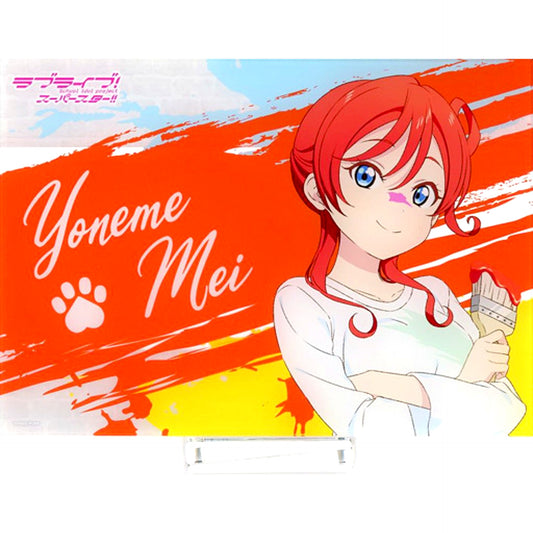 Mei Yoneme A Prize Acrylic Board Painter Style Love Live! Superstar!! Chara Pop Fes Mini Game Liella! School Idol Cooking [USED]