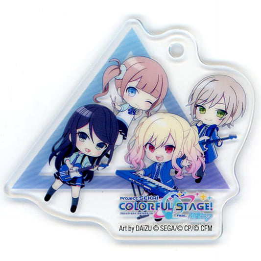Hatsune Miku: Colorful Stage! Leo/Need Acrylic Keychain Lawson Campaign Limited Included with Macadamia Chocolate Keychains [USED]