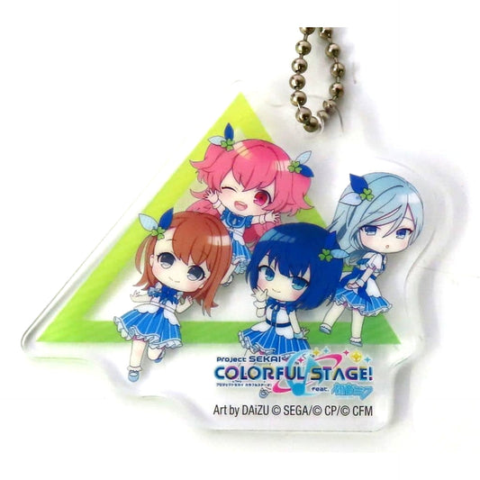 Hatsune Miku: Colorful Stage! More More Jump! Acrylic Keychain Lawson Campaign Limited Included with Pistachio Chocolate Keychains [USED]