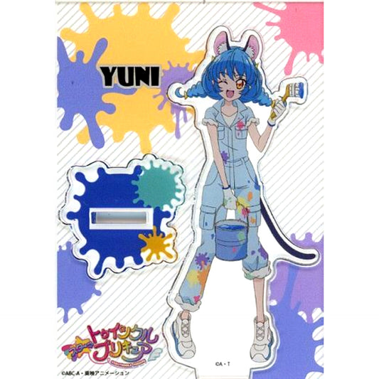 Yuni Acrylic Stand Plate Paint Star Twinkle PreCure Pretty Store Pop-up Branch in Shinjuku Marui Annex Limited [USED]