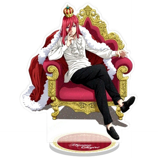 Hyoma Chigiri Happy Birthday Glitter Acrylic Stand Blue Lock Anime Broadcast Commemoration Fair in Hands [USED]