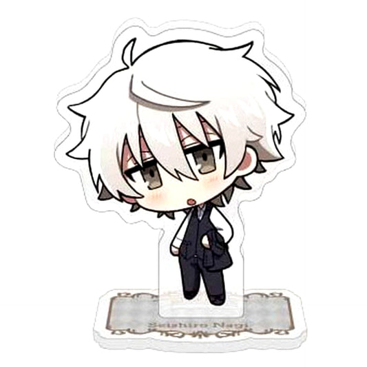 Seishiro Nagi Blue Lock Anime Broadcast Commemoration Fair in Hands Trading Chibi Acrylic Stand [USED]