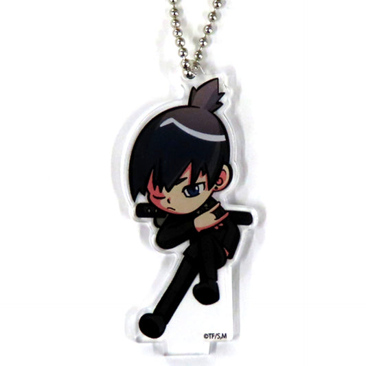 Aki Hayakawa Chainsaw Man x CharaDri!! Deformed Acrylic Keychain [USED]