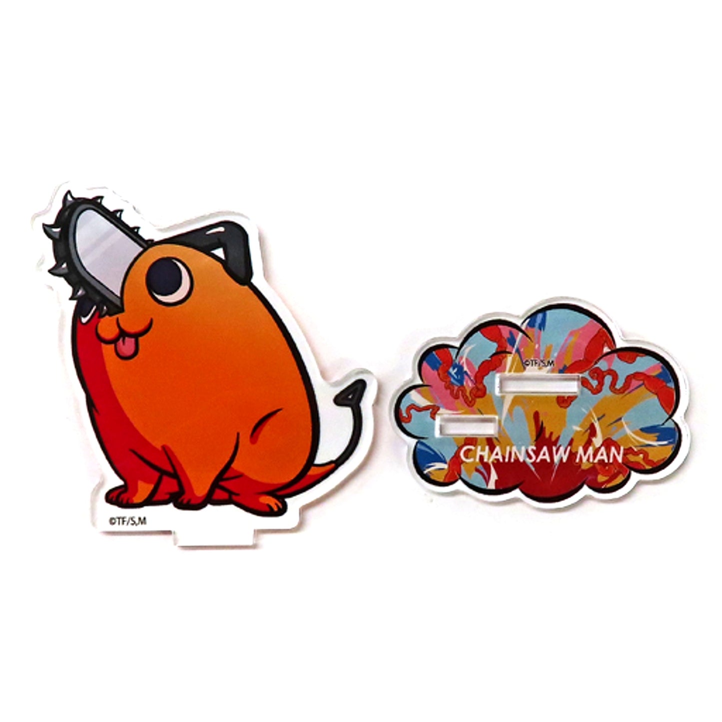 Pochita Chainsaw Man x Chara Dri!! Deformed Acrylic Stand [USED]