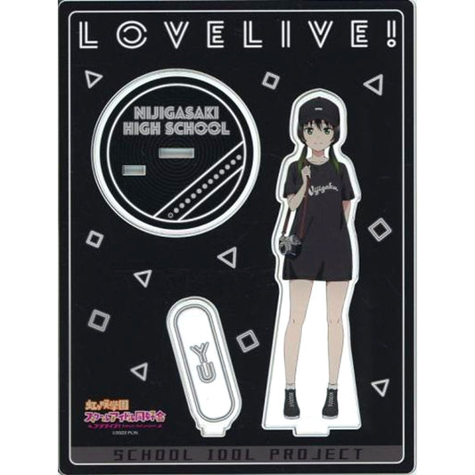 Yu Takasaki BIG Acrylic Stand Love Live! Nijigasaki High School Idol Club BLACK COLLECTION by ZOZOTOWN [USED]