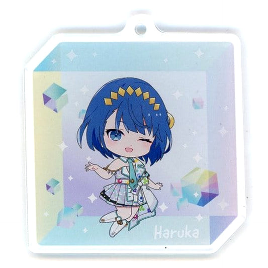 Hatsune Miku: Colorful Stage! Haruka Kiritani Mini Character Acrylic Keychain Collection B Colorful Live 2nd: Will Limited Keychains [USED]